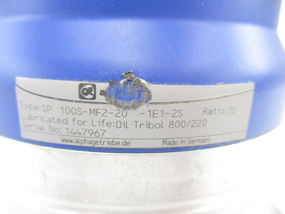 ALPHA SP100S-MF2-20-1E1-2S NSNP