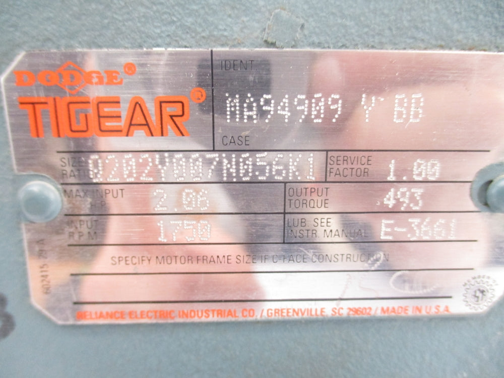 DODGE MA94909YBB NSNP