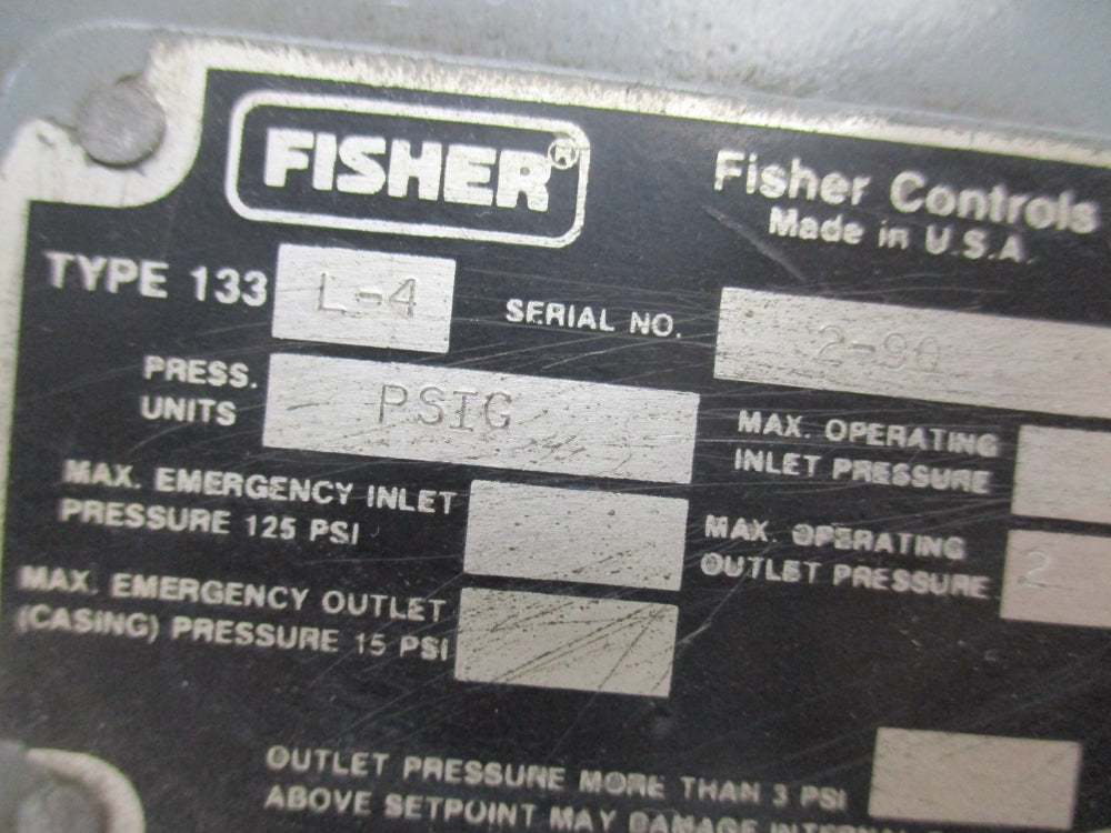 FISHER CONTROLS 133L-4 NSNP