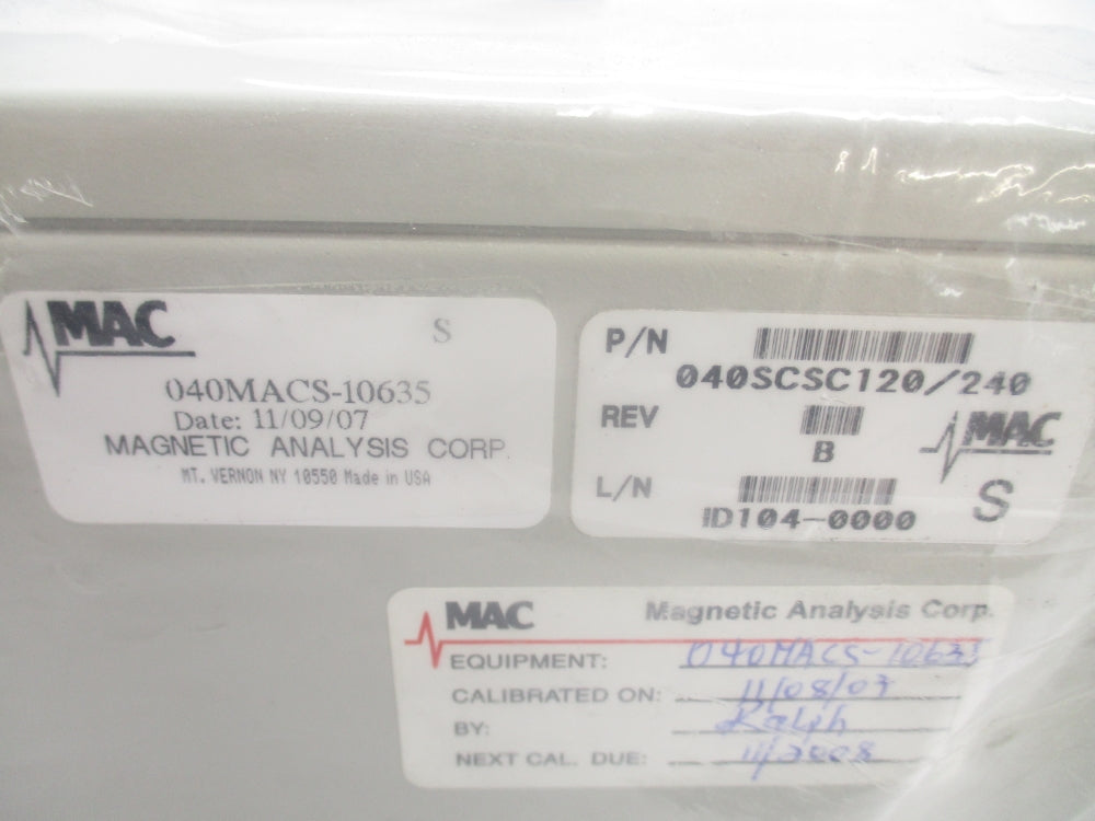 MAC 040MACS-10635 NSNP