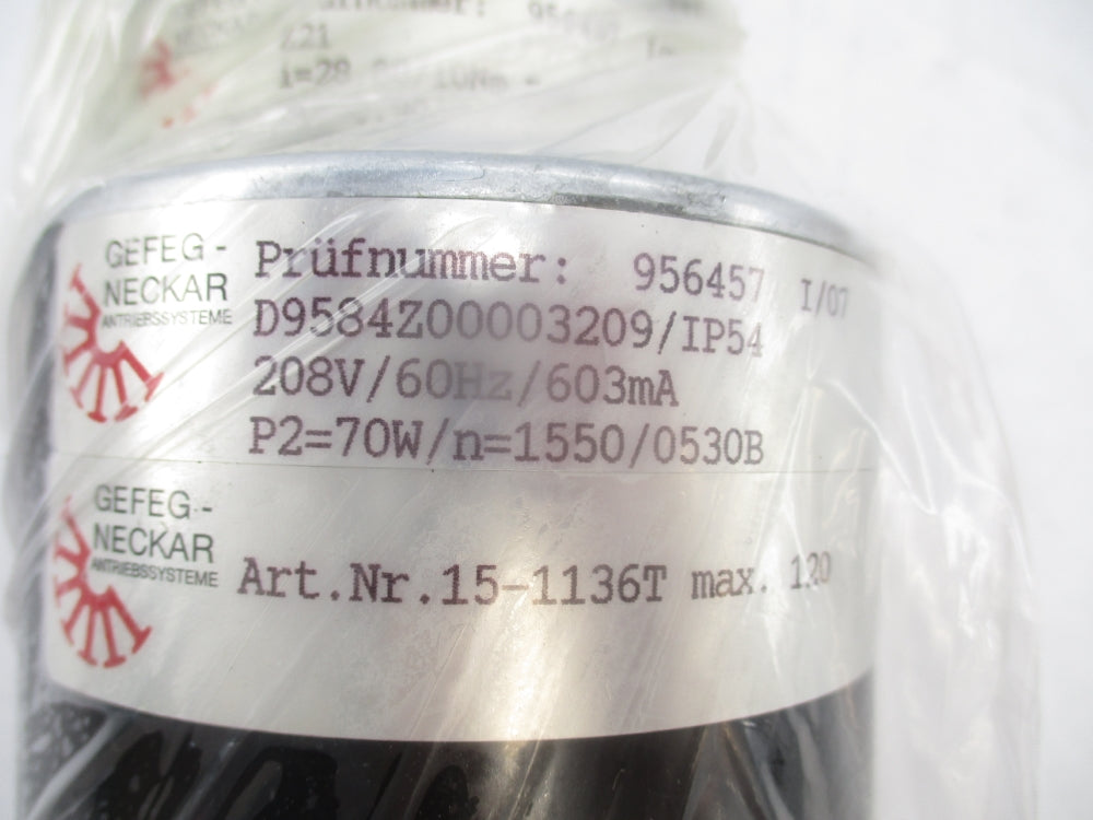 GEFEG-NECKAR D9584Z00003209/IP54 15-1136T NSNP