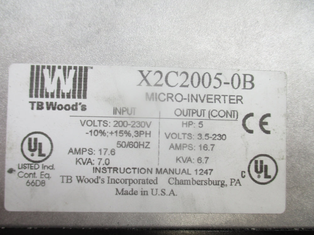 TB WOOD'S X2C2005-0B NSMP