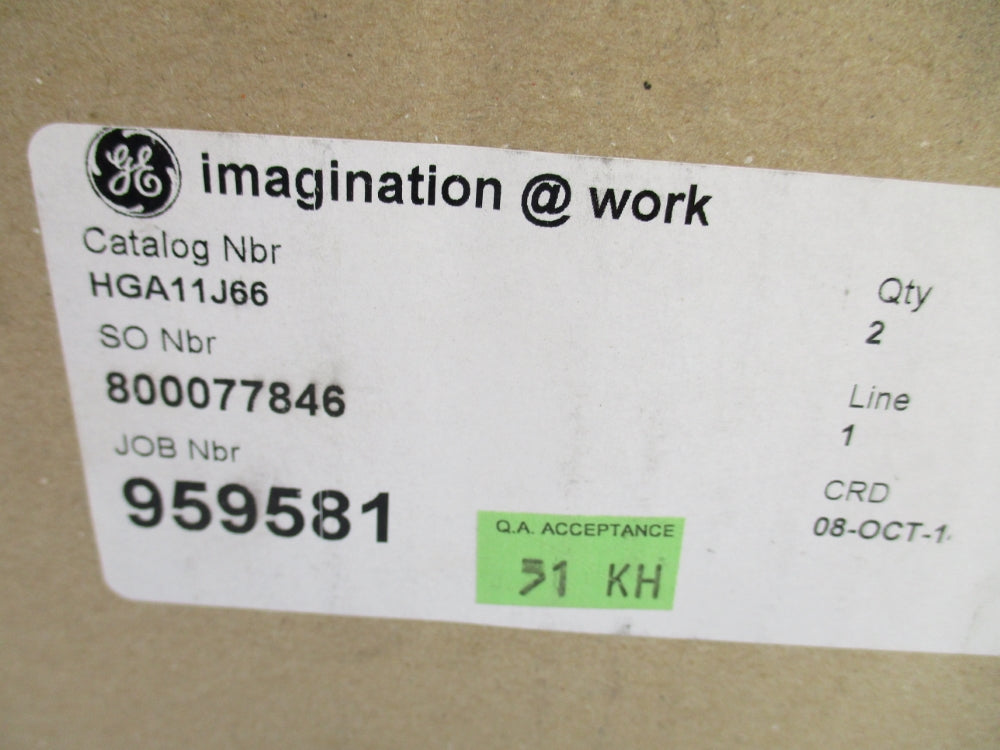 GENERAL ELECTRIC HGA11J66 (PKG OF 2) NSFS