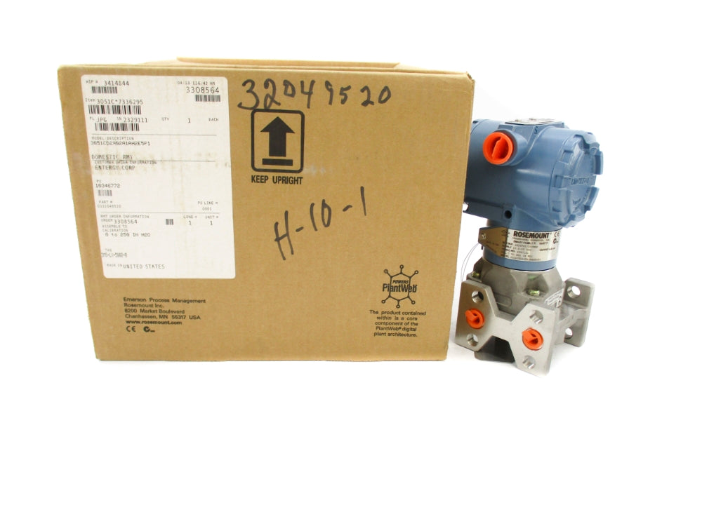 ROSEMOUNT 3051CD2A02A1AH2E5P1 3626PSI NSMP