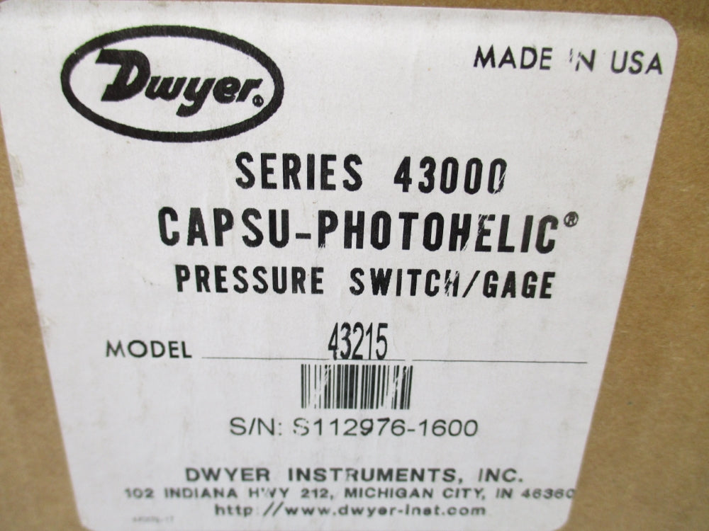 DWYER 43215 NSFS
