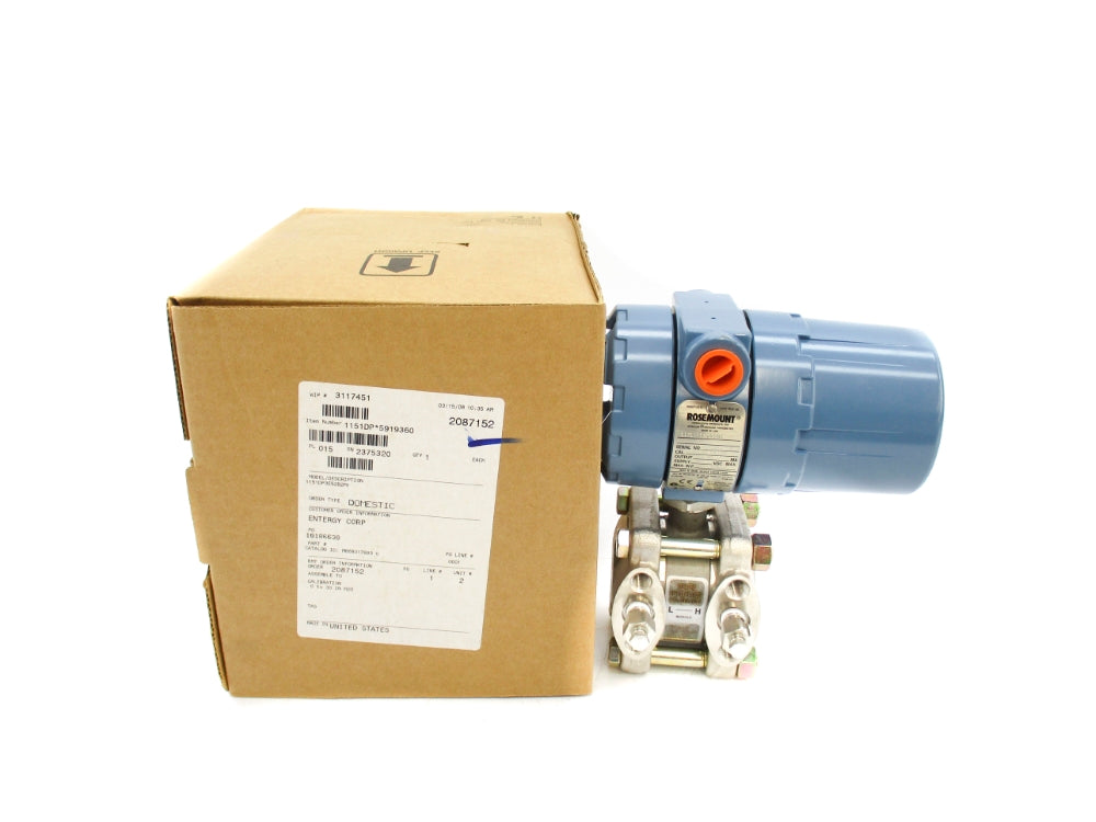 ROSEMOUNT 1151DP3E52B2M1 2000PSI NSMP