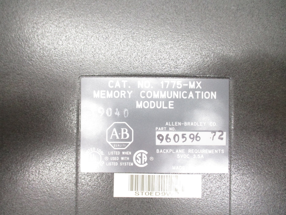 ALLEN BRADLEY 1775-MX NSNP