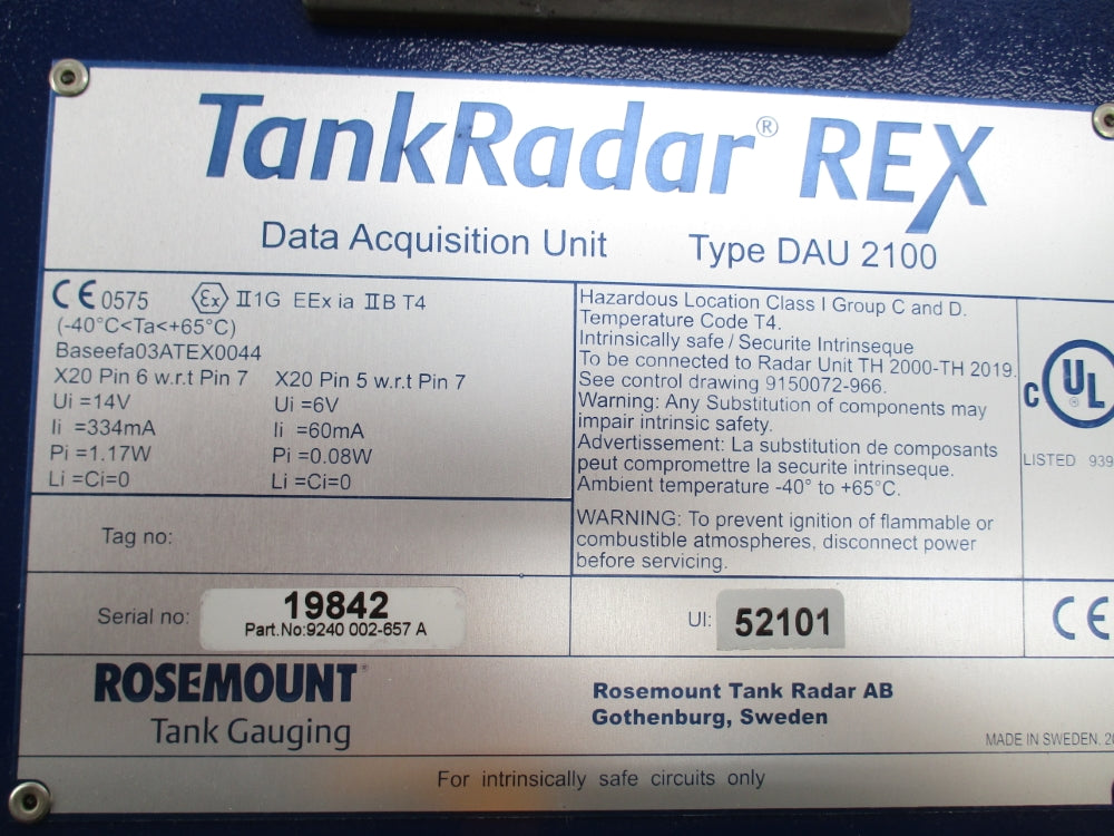 ROSEMOUNT 9240002-657A NSNP