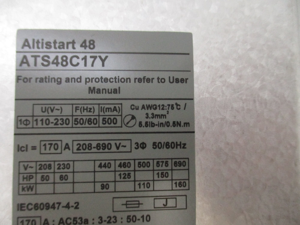 SCHNEIDER ELECTRIC ATS48C17Y NSNP