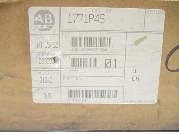ALLEN BRADLEY 1771-P4S NSFS