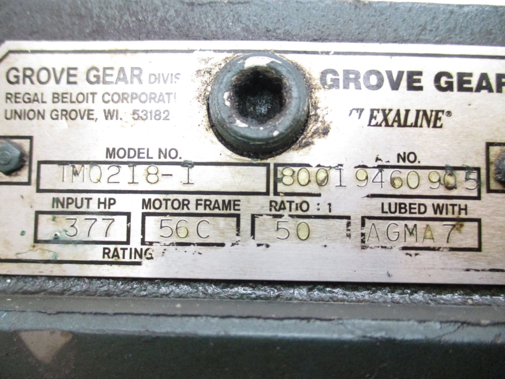 GROVE GEAR TMQ218-1 VM3538 UNMP