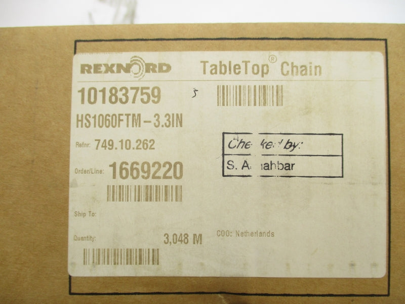 REXNORD HS1060FTM-3.3IN 10183759 NSMP