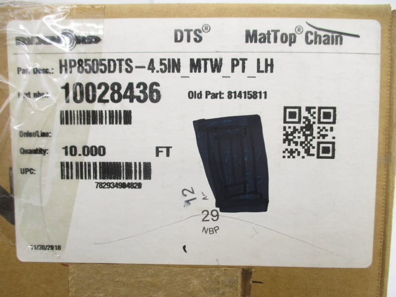 REXNORD HP8505DTS-4.5IN_MTW_PT_LH 10028436 NSMP