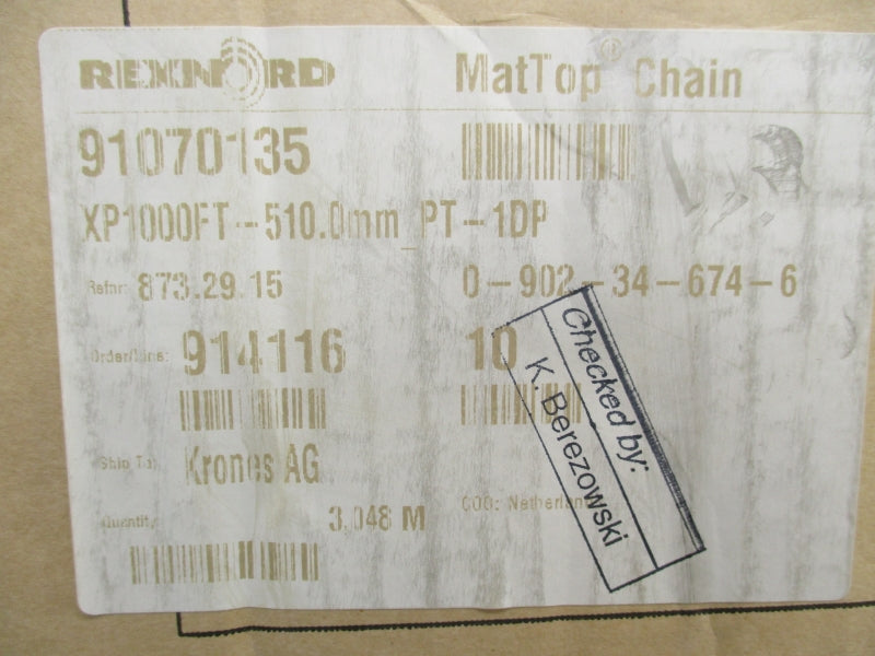 REXNORD XP1000FT-510.0MM_PT-1DP 91070135 NSMP