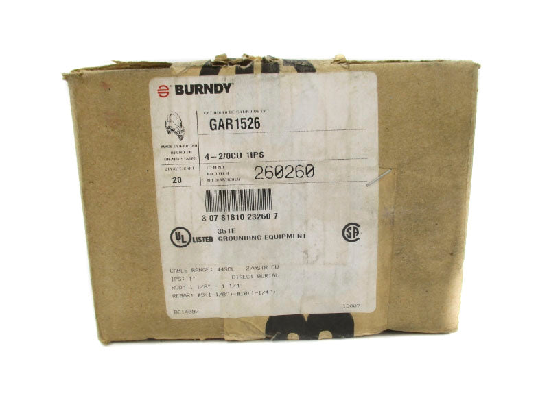 BURNDY GAR1526 (PKG OF 20) NSFS