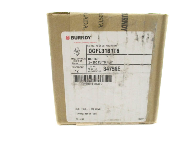 BURNDY QGFL31B1T6 (PKG OF 12) NSFS