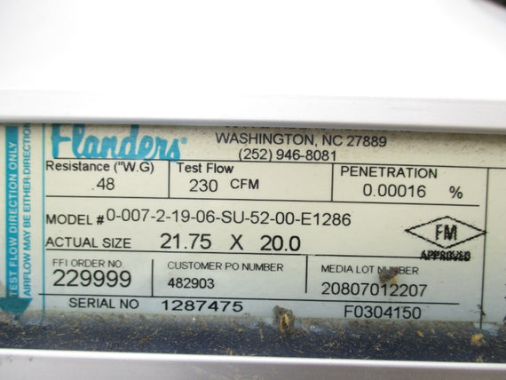 FLANDERS 0-007-2-19-06-SU-52-00-E1286 NSMP