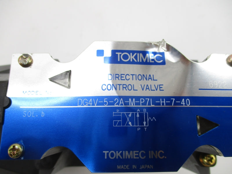 TOKIMEC DG4V-5-2A-M-P7L-H-7-40 24VDC (AS PICTURED) NSMP