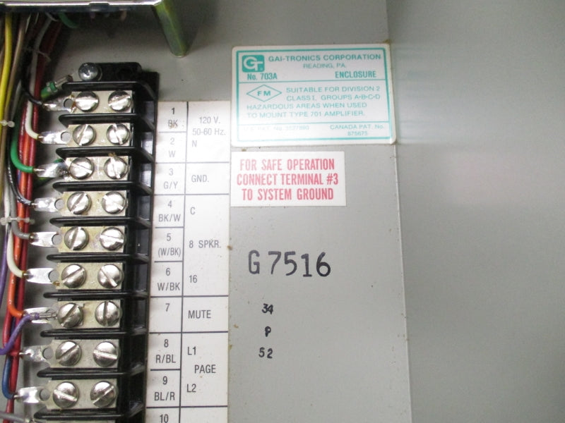 GAI-TRONICS G7516 NSMP