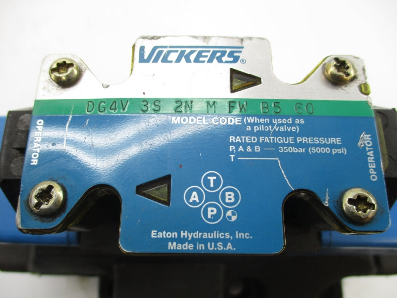 VICKERS DG5S82NMFWB530 110V-120V .48-.46A 5000PSI NSNP