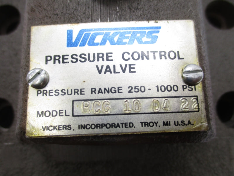 VICKERS RCG10D422 250-1000PSI NSNP