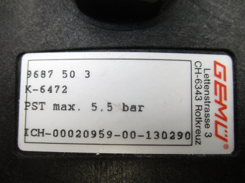 GEMU 9687503 5.5BAR NSNP
