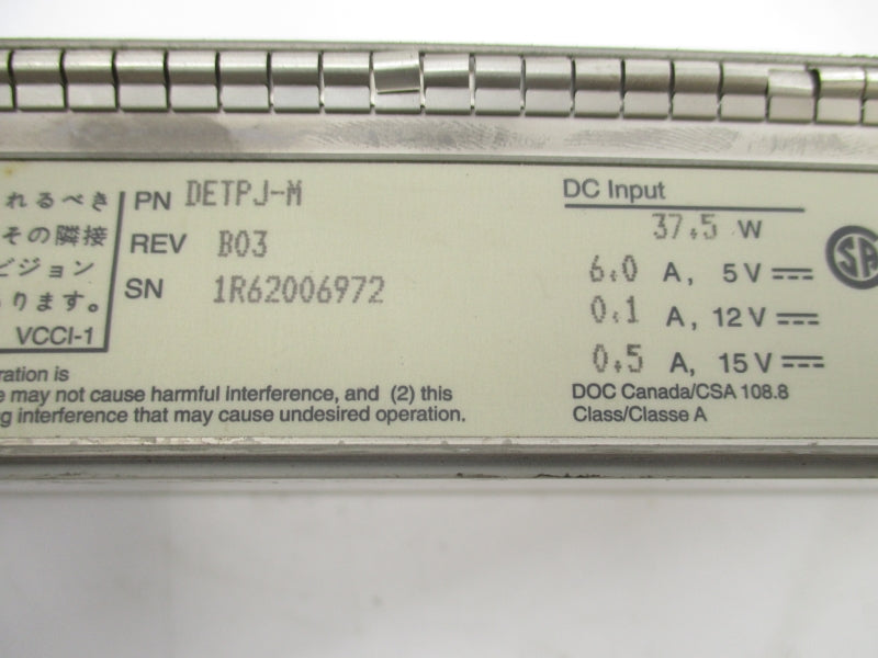 PORTSWITCH 00-00-F8-41-15-B2 DETPJ-M 15V 6.0A UNMP