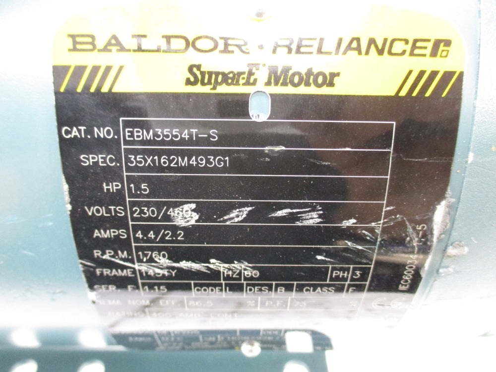 BALDOR EBM3554T-S NSNP