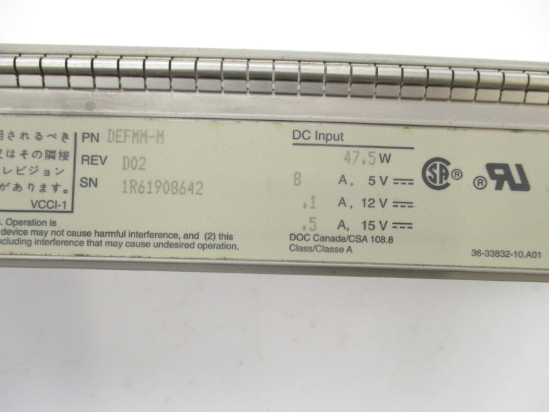 PORTSWITCH 00-00-F8-43-6A-2E DEFMM-M 15V 8A UNMP