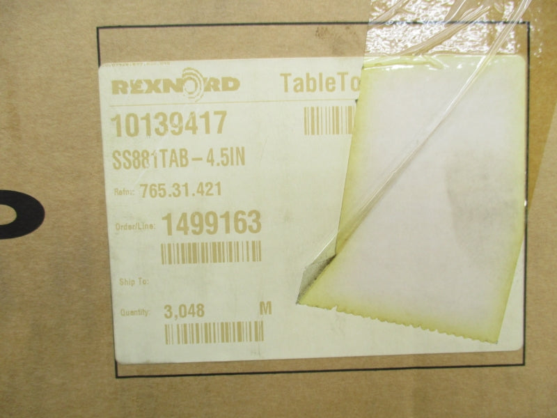 REXNORD SS881TAB-4.5IN 10139417 NSMP