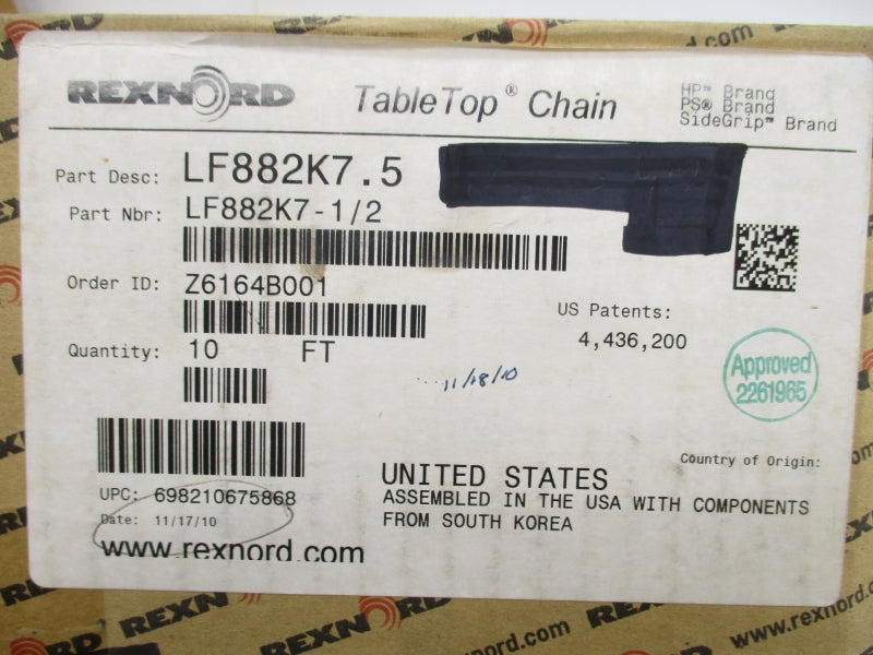 REXNORD LF882K7.5 LF882K7-1/2 NSMP