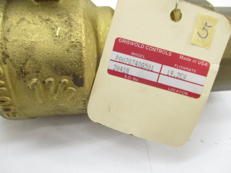 GRISWOLD CONTROLS P0070740Q501 1 1/2" NSNP