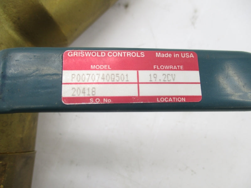 GRISWOLD CONTROLS P0070740Q501 (AS PICTURED) NSNP