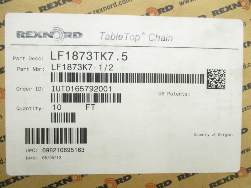 REXNORD LF1873TK7.5 LF1873K7-1/2 NSMP