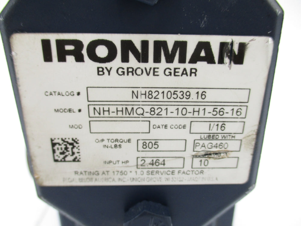 GROVE GEAR NH8210539.16 NH-HMQ-821-10-H1-56-16 NSNP