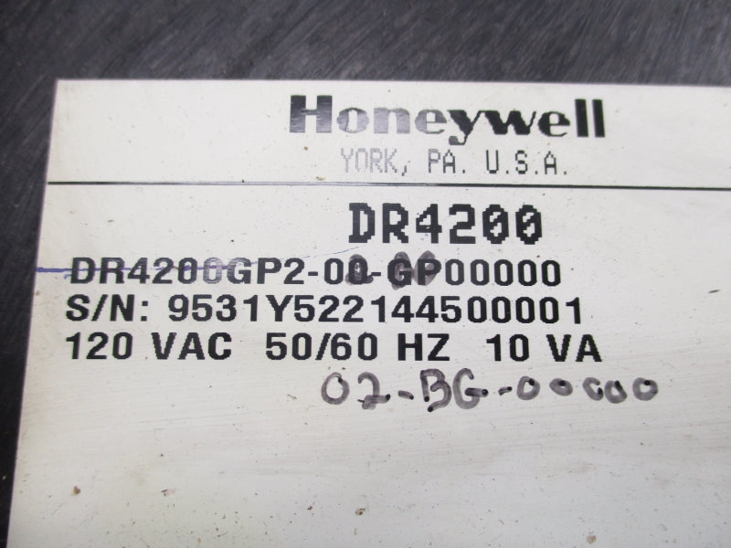 HONEYWELL DR4200GP2-00-GP00000 120VAC UNMP