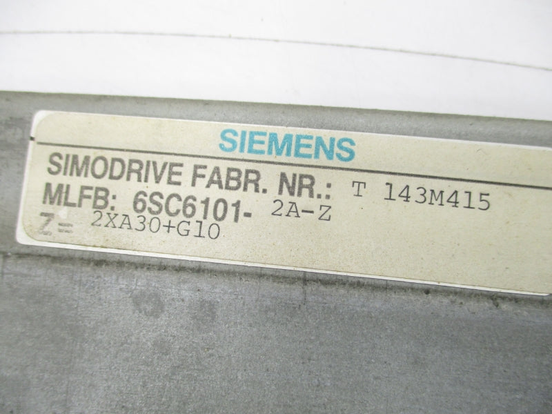 SIEMENS 6SC6101-2A-Z UNMP