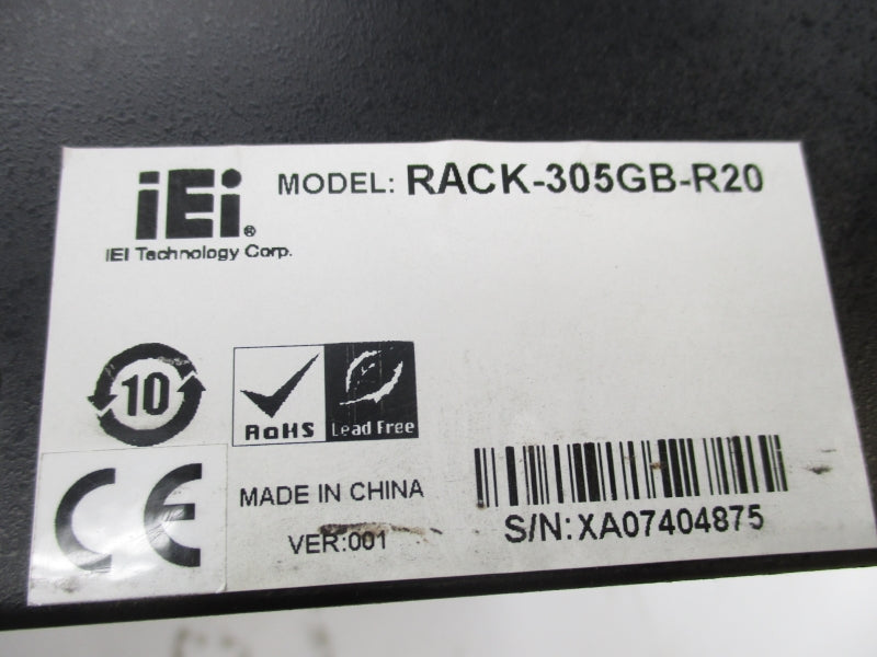 IEI TECHNOLOGY RACK-305GB-R20 100-240V 10-5A NSNP