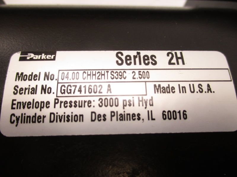 PARKER 04.00CHH2HTS39C2.500 3000PSI NSNP
