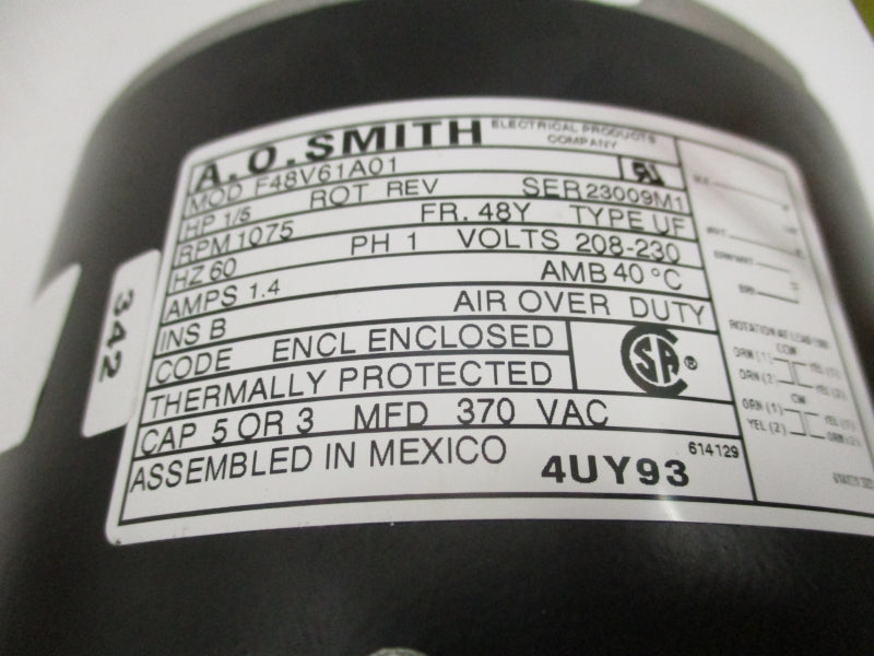 A.O. SMITH F48V61A01 208-230V 1.4A NSNP