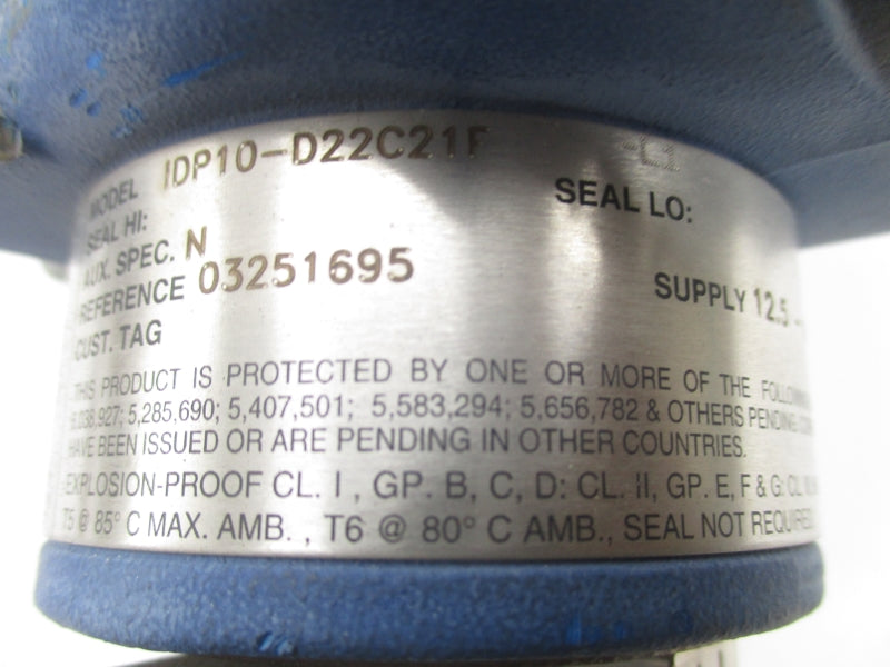 FOXBORO IDP10-D22C21F 12.5-42VDC 3626PSI UNMP