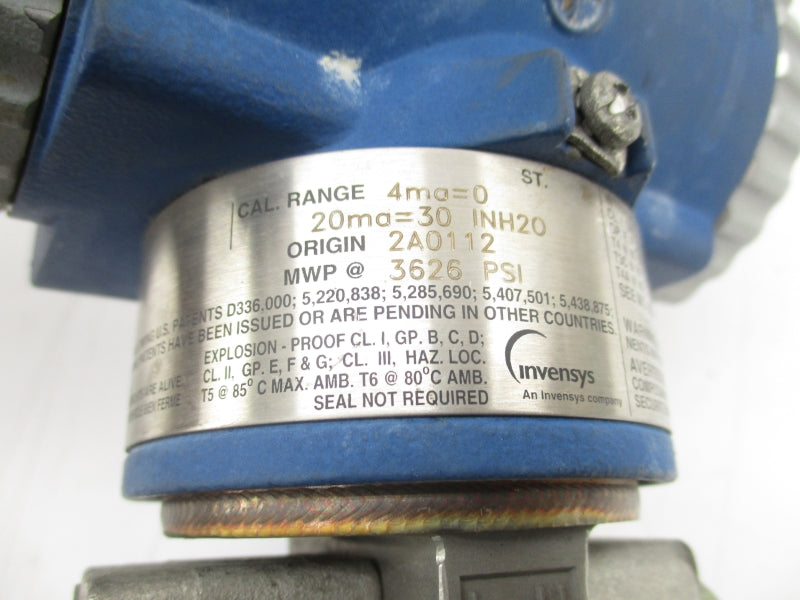 FOXBORO IDP10-D22A11F-L1 12.5-42.0VDC 3626PSI  UNMP