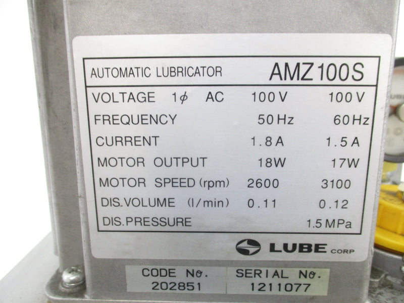 LUBE AMZ100S 100V 1.5-1.8A 1.5MPA  NSNP