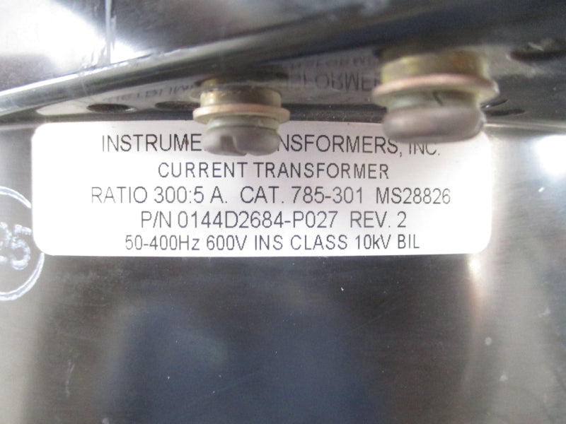INSTRUMENT TRANSFORMERS 0144D2684-P027 785-301 600V NSNP