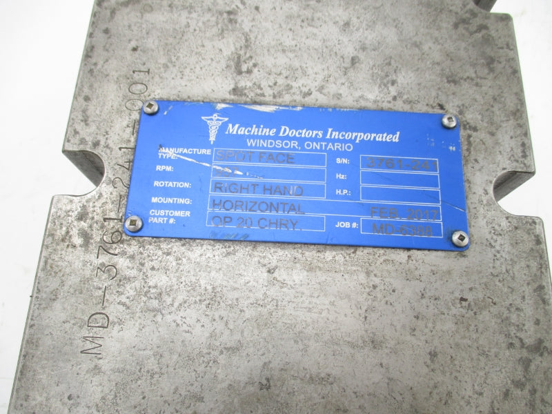 MACHINE DOCTORS INCORPORATED MD-3761-241-001 UNMP