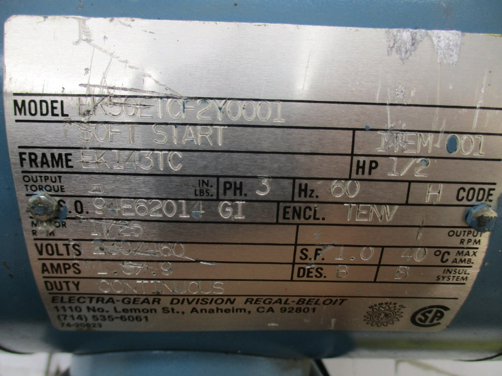 GROVE GEAR EK50ETCF2Y0001 UNMP