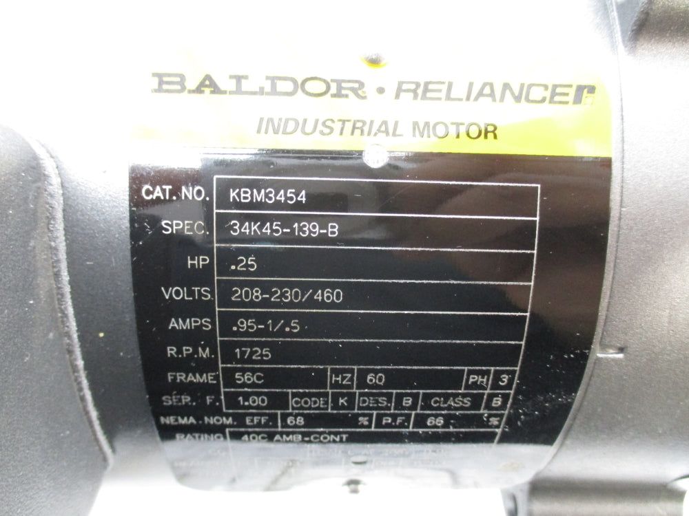 BALDOR KBM3454 NSNP