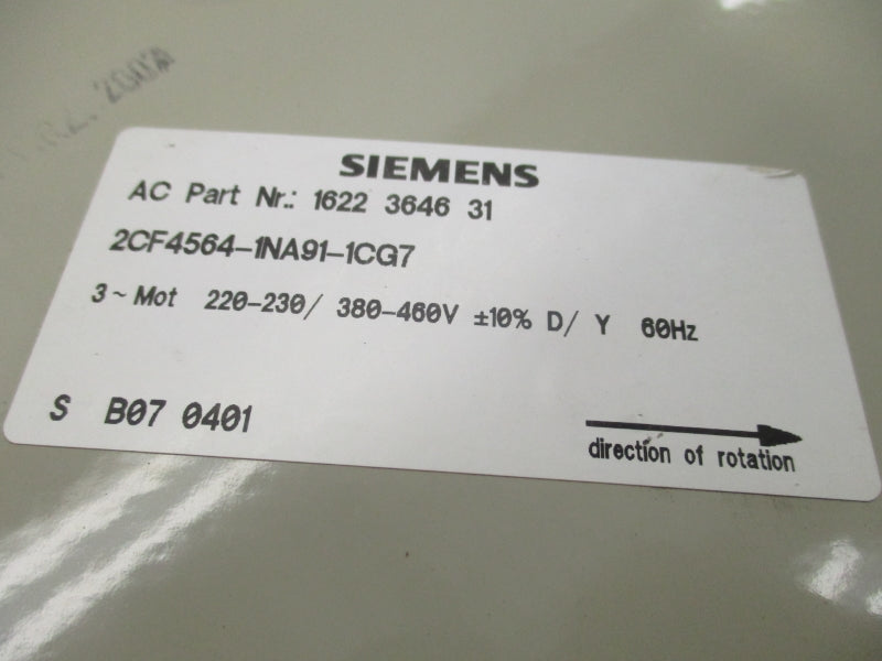 SIEMENS 2CF4564-1NA91-1CG7 1622364631 UNMP
