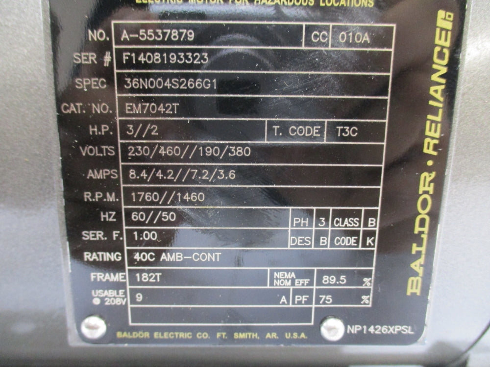 BALDOR EM7042T NSNP