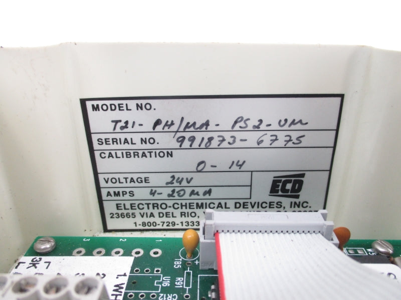 ELECTRO-CHEMICAL DEVICES T21-PH/MA-PS2-UM 24V 4-20MA UNMP